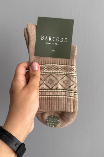 جوراب مردانه بارکد مدل تار